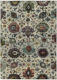 Oriental Weavers Andorra 7129A Stone and Multi